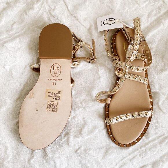 Ash Women's Petra Studded Strappy Sandals Size 5 - Picture 6 of 7
